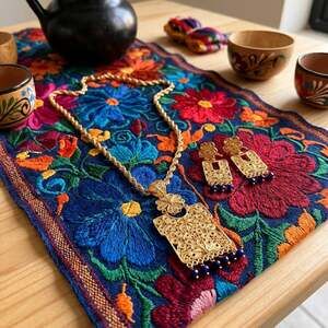 Filigrana set de NECKLACE and earrings